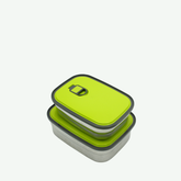 Rectangle Stainless Steel Box (Pack of Two)