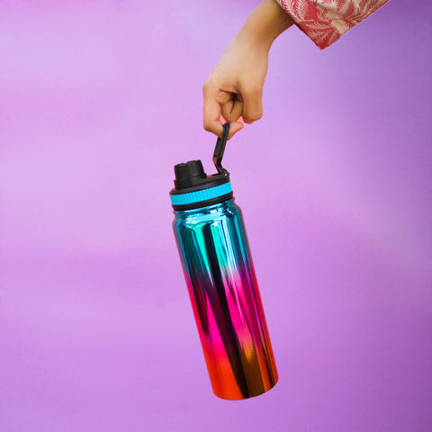 Stainless thermos with Carrying Strap